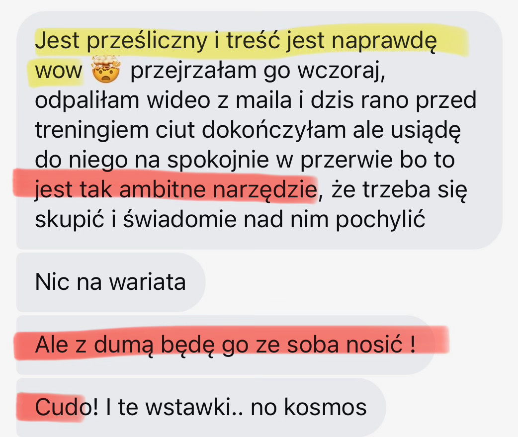 Opinia klientki 1