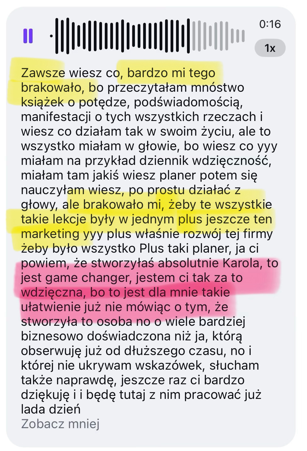 Opinia klientki 3