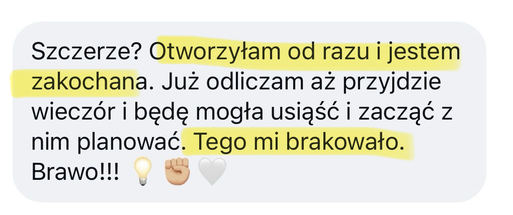 Opinia klientki 2