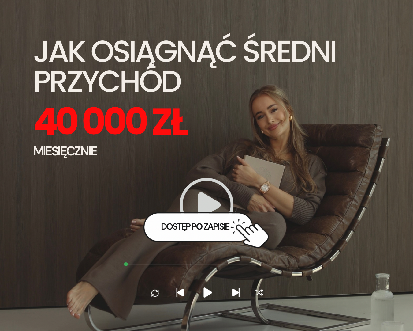Bezpłatna lekcja wideo: jak osiągnąć średni przychód 40 000 zł miesięcznie – dostęp po zapisie
